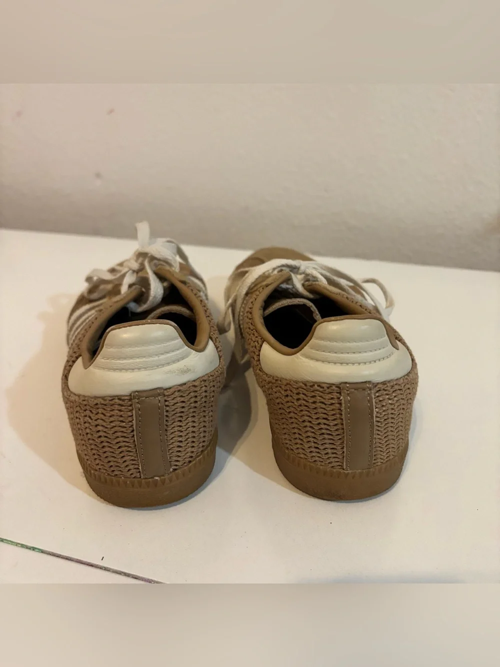 Adidas Samba OG Cardboard Brown Knit and White Men's Size 6